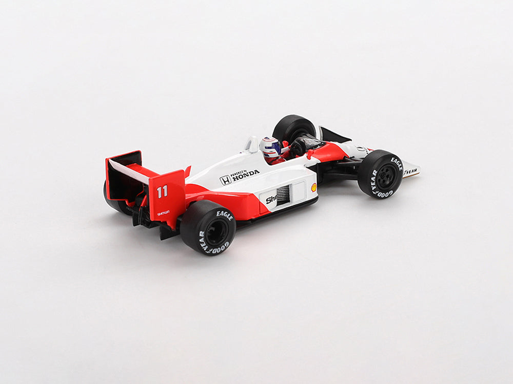 MiniGT McLaren MP4/4 #11 Alain Prost 1988 Japanese Grand Prix 2nd Place White/Red - Diecast Toyz Australia