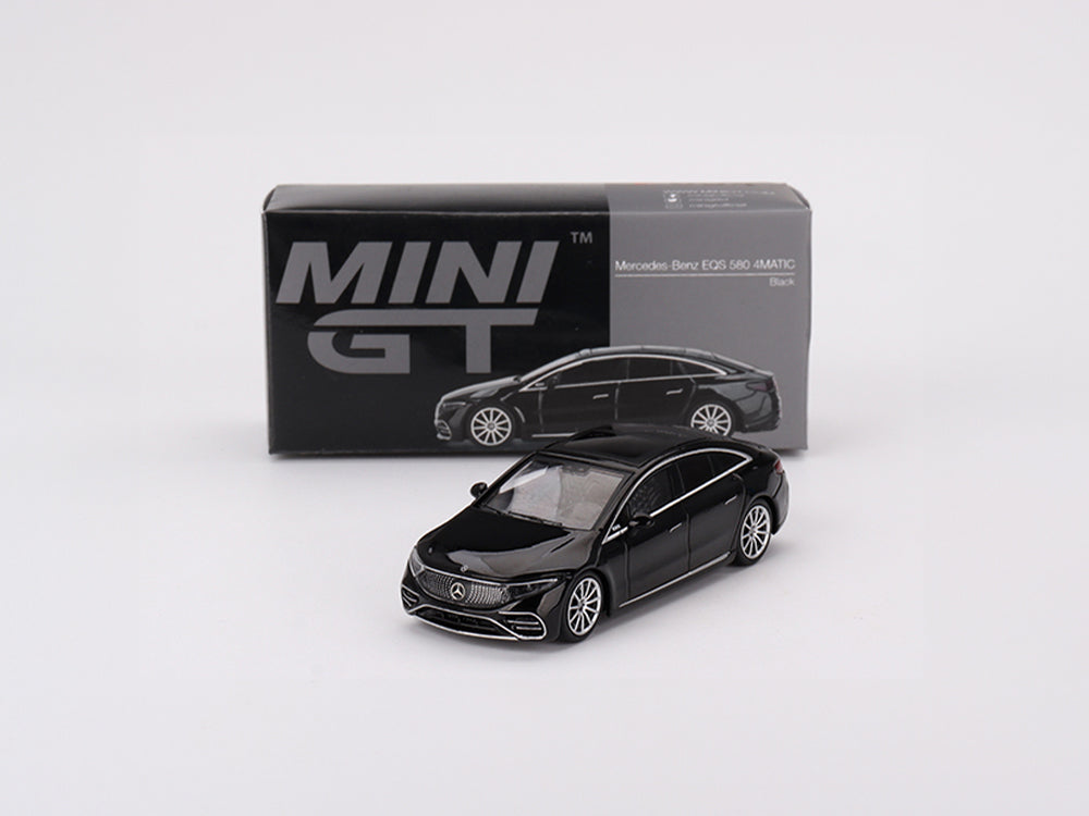 MiniGT 1/64 Mercedes Benz EQS 580 4MATIC Black - Diecast Toyz Australia