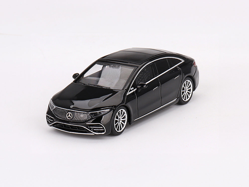 MiniGT 1/64 Mercedes Benz EQS 580 4MATIC Black - Diecast Toyz Australia