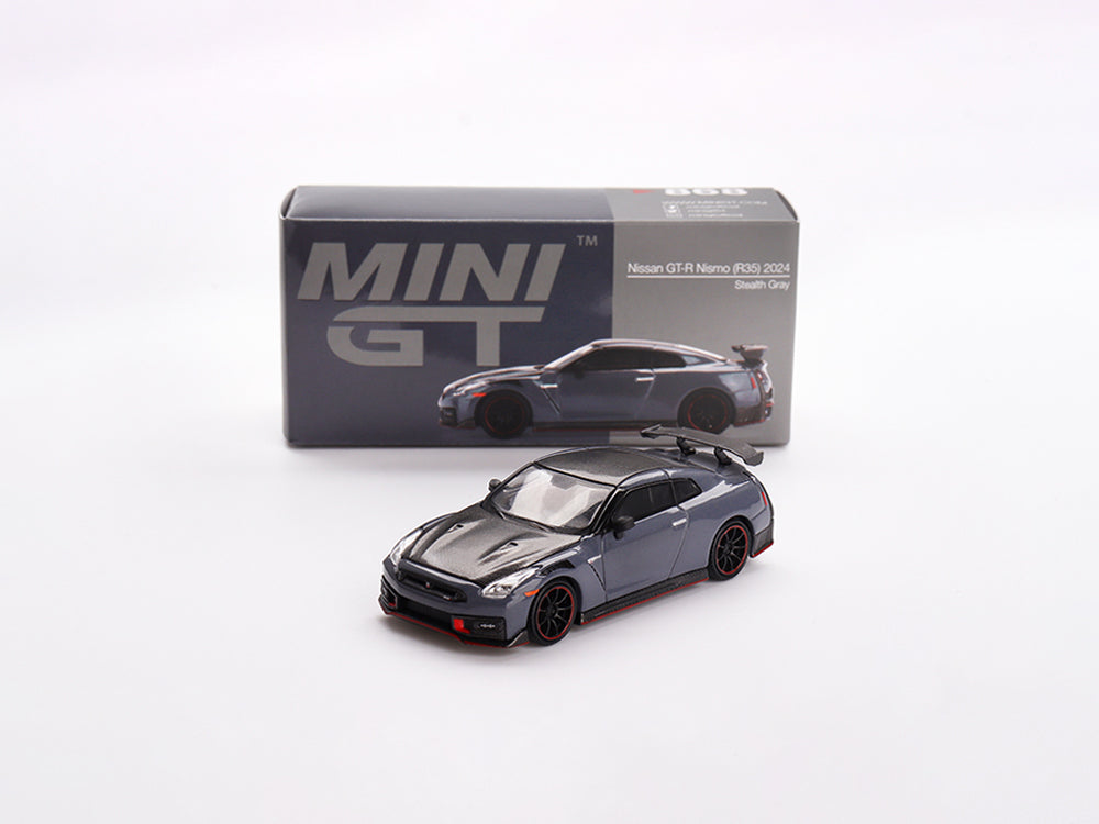 MiniGT 1/64 Nissan GTR R35 NISMO 2024 Stealth Grey