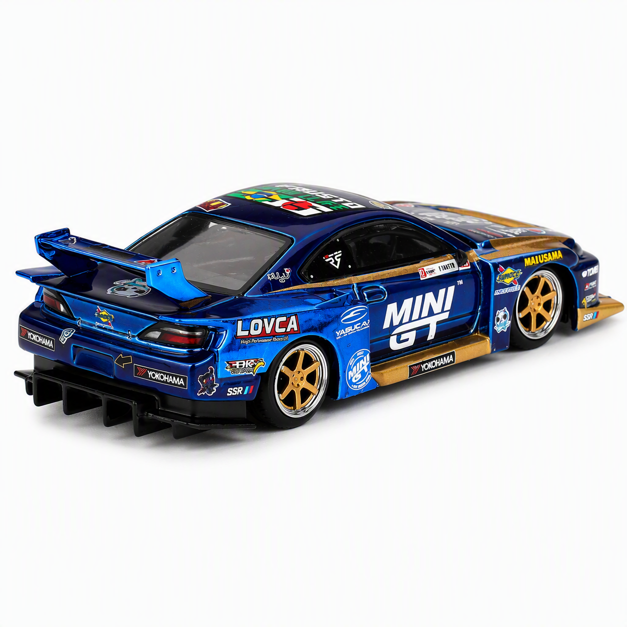 MiniGT 1/64 Nissan LB Super Silhouette S15 Silvia #555 Team MiniGT Liberty Walk 2025 Formula Drift - Diecast Toyz Australia