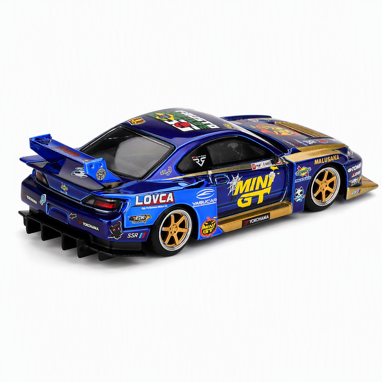 MiniGT 1/64 Nissan LB Super Silhouette S15 Silvia #555 Team MiniGT Liberty Walk 2025 Formula Drift Halloween Special - Diecast Toyz Australia