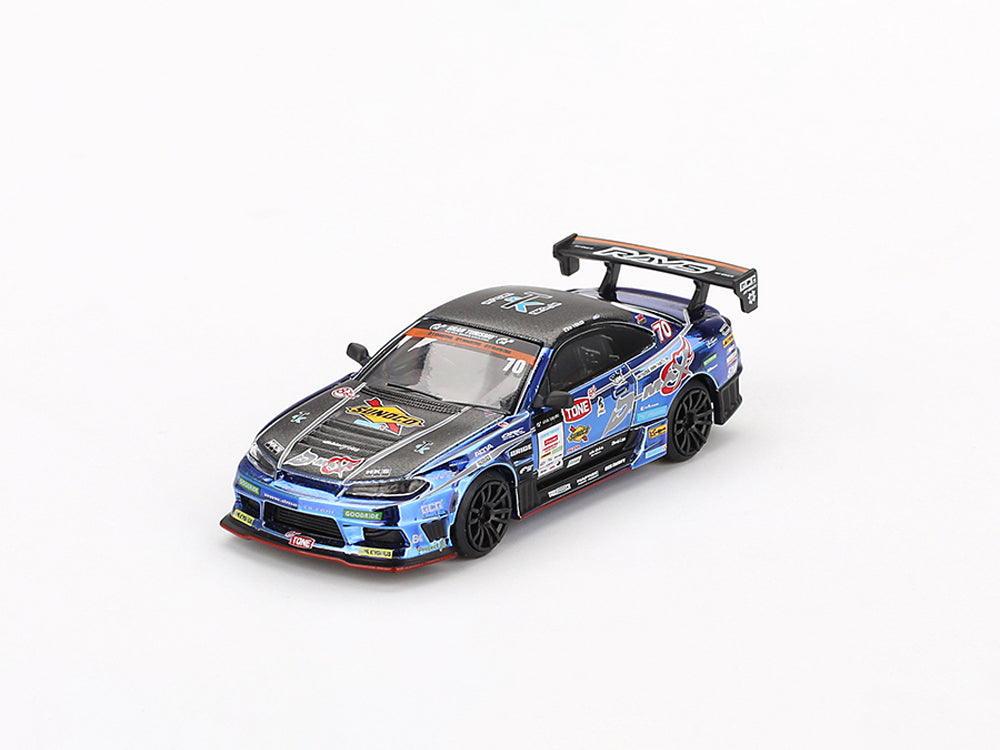 MiniGT 1/64 Nissan Silvia S15 #70 D-MAX Racing 2023 D1 Grand Prix Japan Exclusive Blister Package