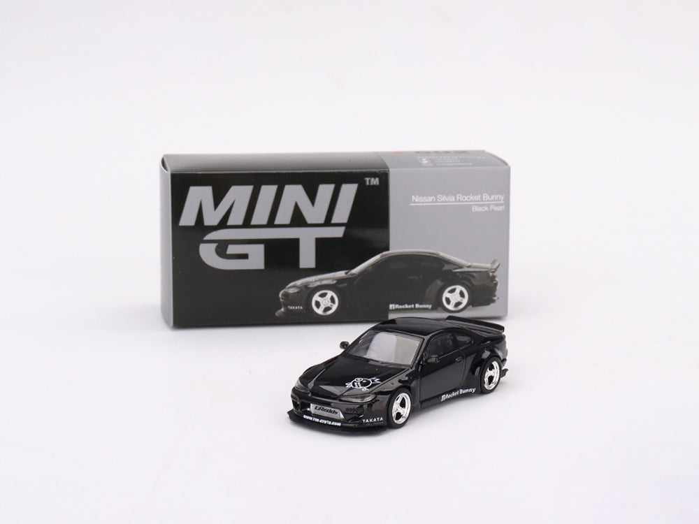 MiniGT 1/64 Nissan Silvia S15 Rocket Bunny Black Pearl - Diecast Toyz Australia
