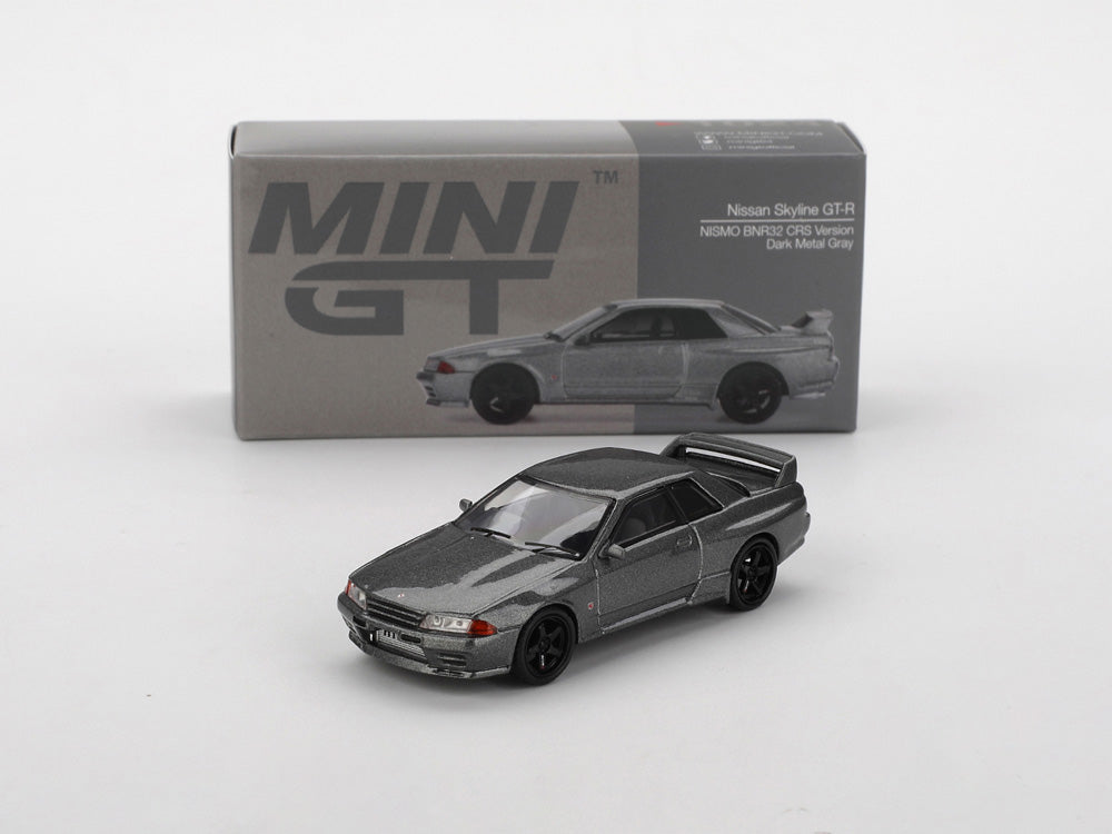 MiniGT 1/64 Nissan Skyline GTR R32 NISMO CRS Version Dark Metal Grey
