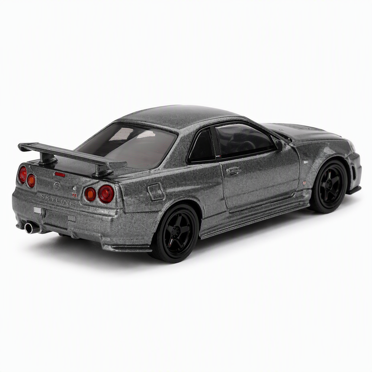 MiniGT 1/64 Nissan Skyline GTR R34 NISMO CRS Version Dark Metal Grey - Diecast Toyz Australia