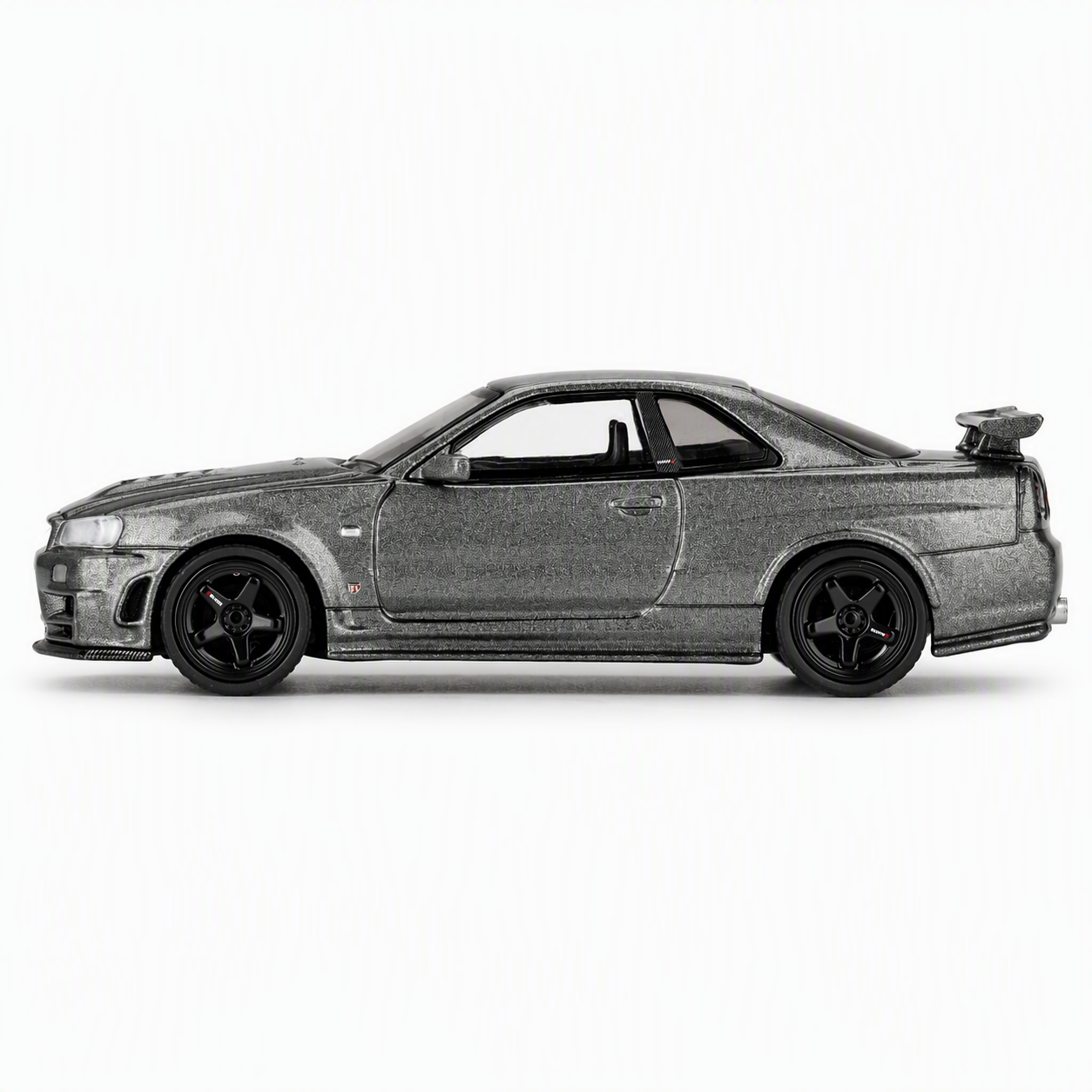 MiniGT 1/64 Nissan Skyline GTR R34 NISMO CRS Version Dark Metal Grey - Diecast Toyz Australia