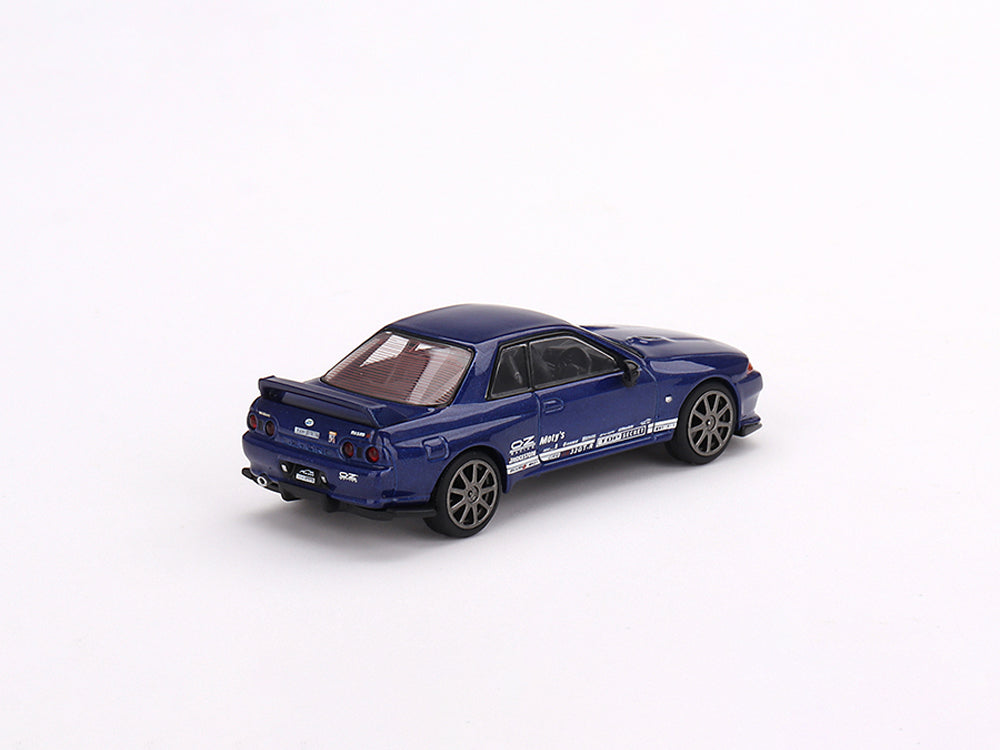 MiniGT 1/64 Nissan Skyline VR32 Top Secret Metallic Blue - Diecast Toyz Australia
