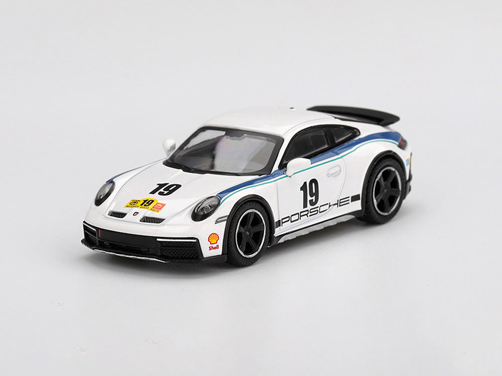MiniGT 1/64 Porsche 911 Dakar Rally 1974 White