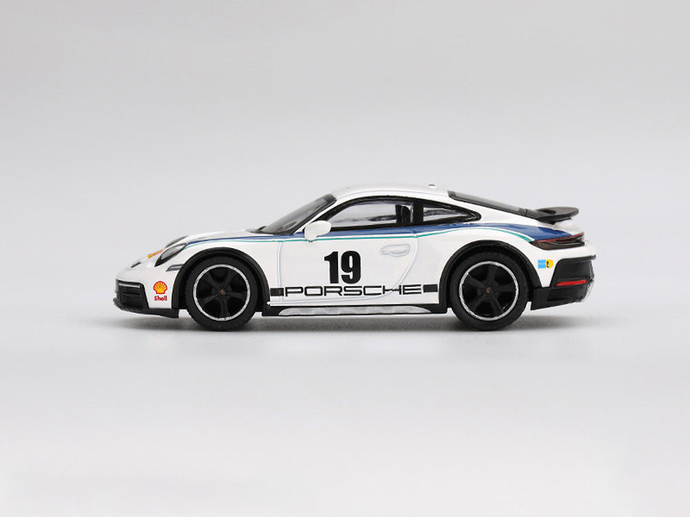 MiniGT 1/64 Porsche 911 Dakar Rally 1974 White