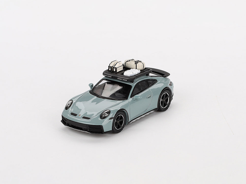 MiniGT 1/64 Porsche 911 Dakar Shade Green Metallic - Diecast Toyz Australia