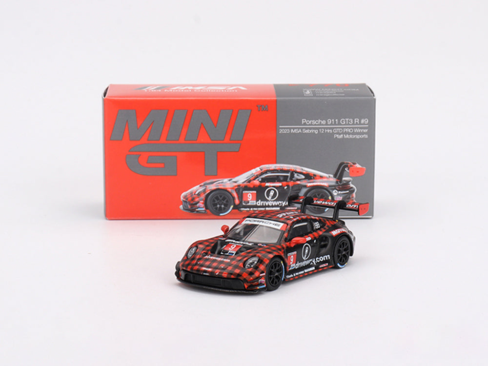 MiniGT 1/64 Porsche 911 GT3 R #9 GTD PRO Pfaff Motorsports IMSA Sebring 12 Hour Winner - Diecast Toyz Australia
