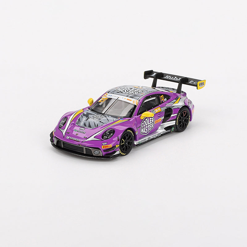 MiniGT 1/64 Porsche 911 GT3 R #27 HubAuto Racing 2023 FIA GT World Cup 70th Macau Grand Prix