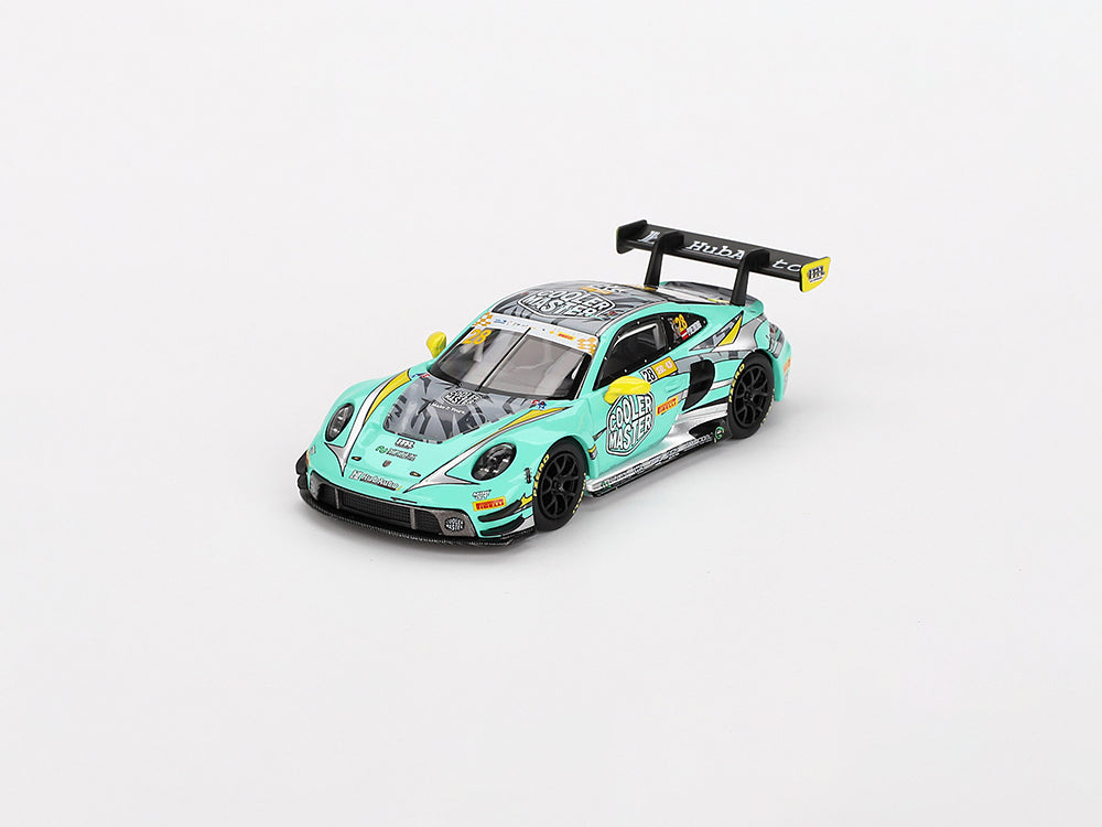 MiniGT 1/64 Porsche 911 GT3 R #28 HubAuto Racing 2023 FIA GT World Cup 70th Macau Grand Prix