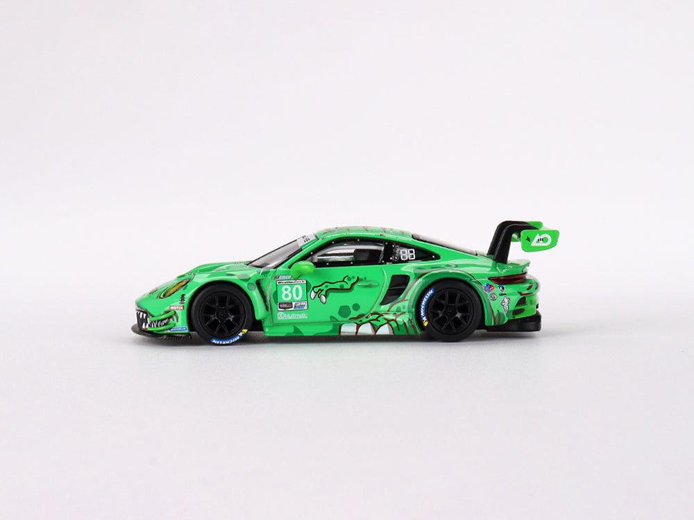 MiniGT 1/64 Porsche 911 GT3 R #80 AO Racing 2023 IMSA Sebring 12 Hours - Diecast Toyz Australia