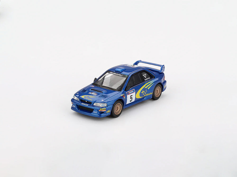 MiniGT 1/64 Subaru Impreza WRC99 #5 Richard Burns/Robert Reid Winner 1999 Rally Australia