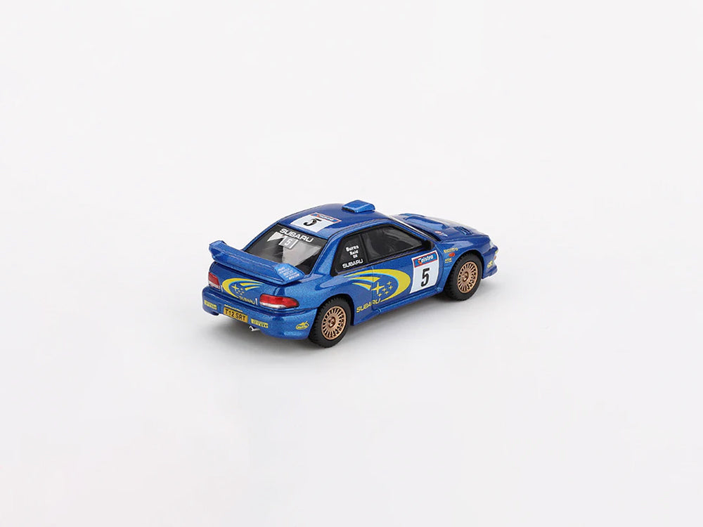 MiniGT 1/64 Subaru Impreza WRC99 #5 Richard Burns/Robert Reid Winner 1999 Rally Australia