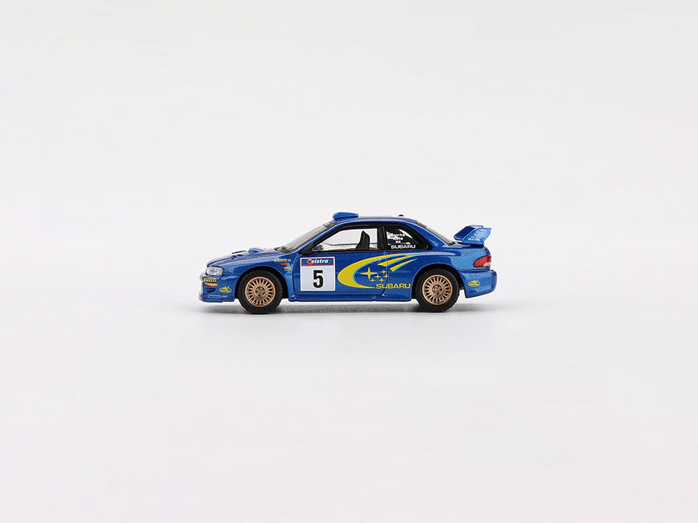 MiniGT 1/64 Subaru Impreza WRC99 #5 Richard Burns/Robert Reid Winner 1999 Rally Australia