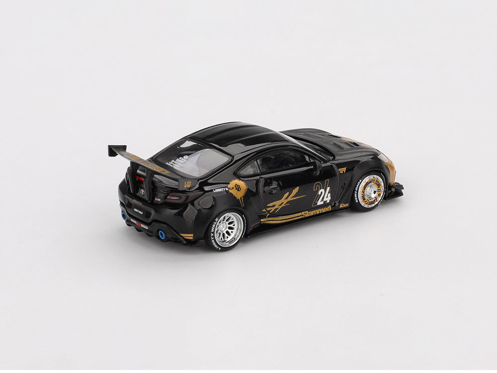 MiniGT 1/64 Toyota GR86 LB★NATION Black/Gold