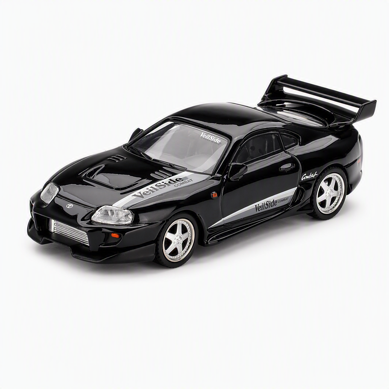 MiniGT 1/64 Toyota Supra JZA80 Veilside Combat V-II Black