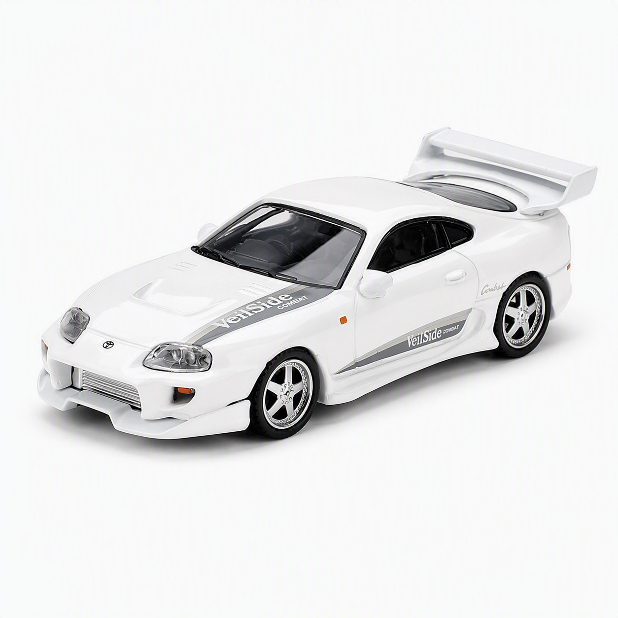 MiniGT 1/64 Toyota Supra JZA80 Veilside Combat V-I White