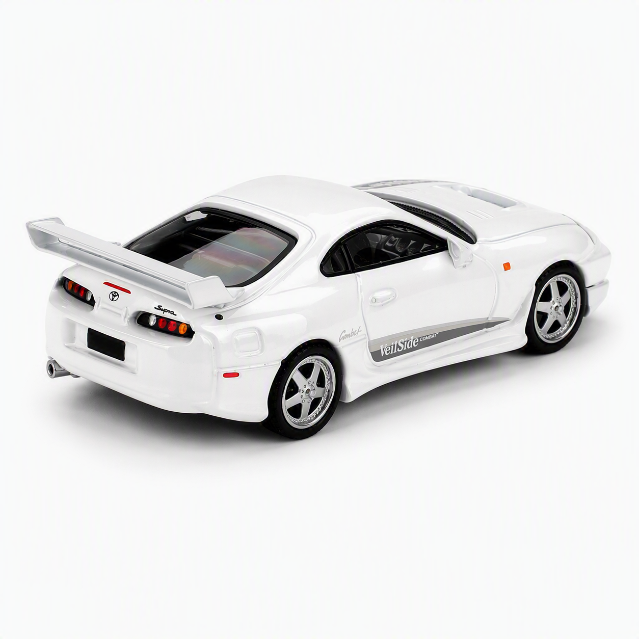 MiniGT 1/64 Toyota Supra JZA80 Veilside Combat V-I White