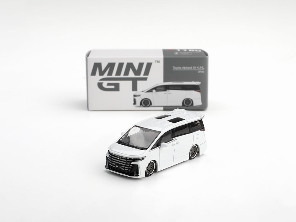MiniGT Toyota Vellfire 40 KUHL White - Diecast Toyz Australia