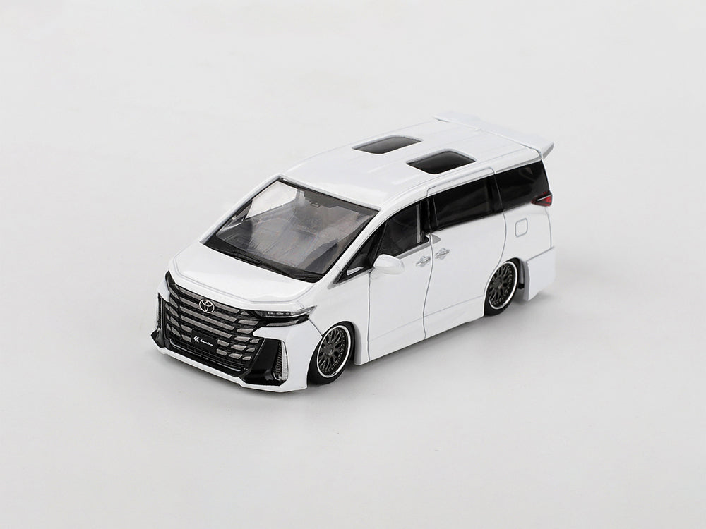 MiniGT Toyota Vellfire 40 KUHL White - Diecast Toyz Australia