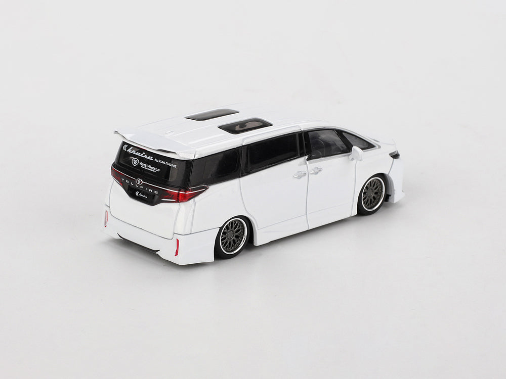 MiniGT Toyota Vellfire 40 KUHL White - Diecast Toyz Australia