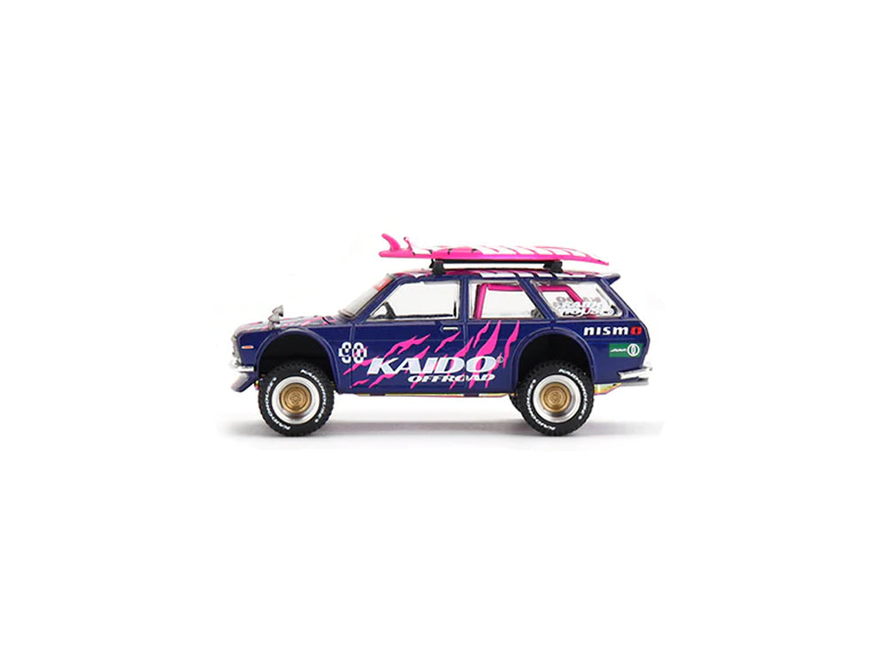 MiniGT x Kaido Datsun 510 4 x4 Wagon Kaido Offroad V2 Purple