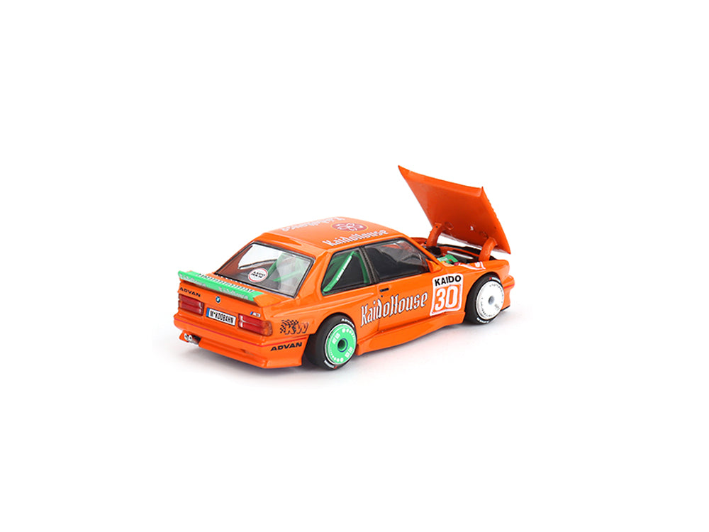 MiniGT x Kaido House BMW M3 E30 KaidoHaus V1 Orange