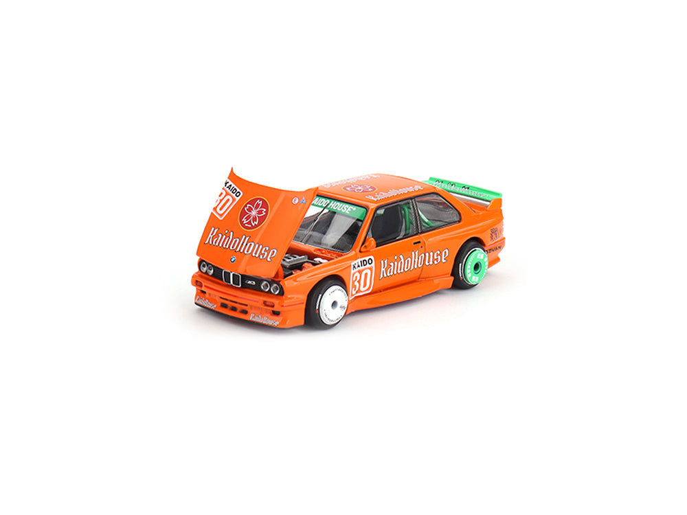MiniGT x Kaido House BMW M3 E30 KaidoHaus V1 Orange