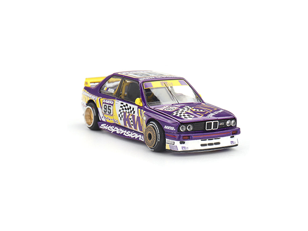 MiniGT x Kaido House BMW M3 E30 Kaido Works KW Suspension V1