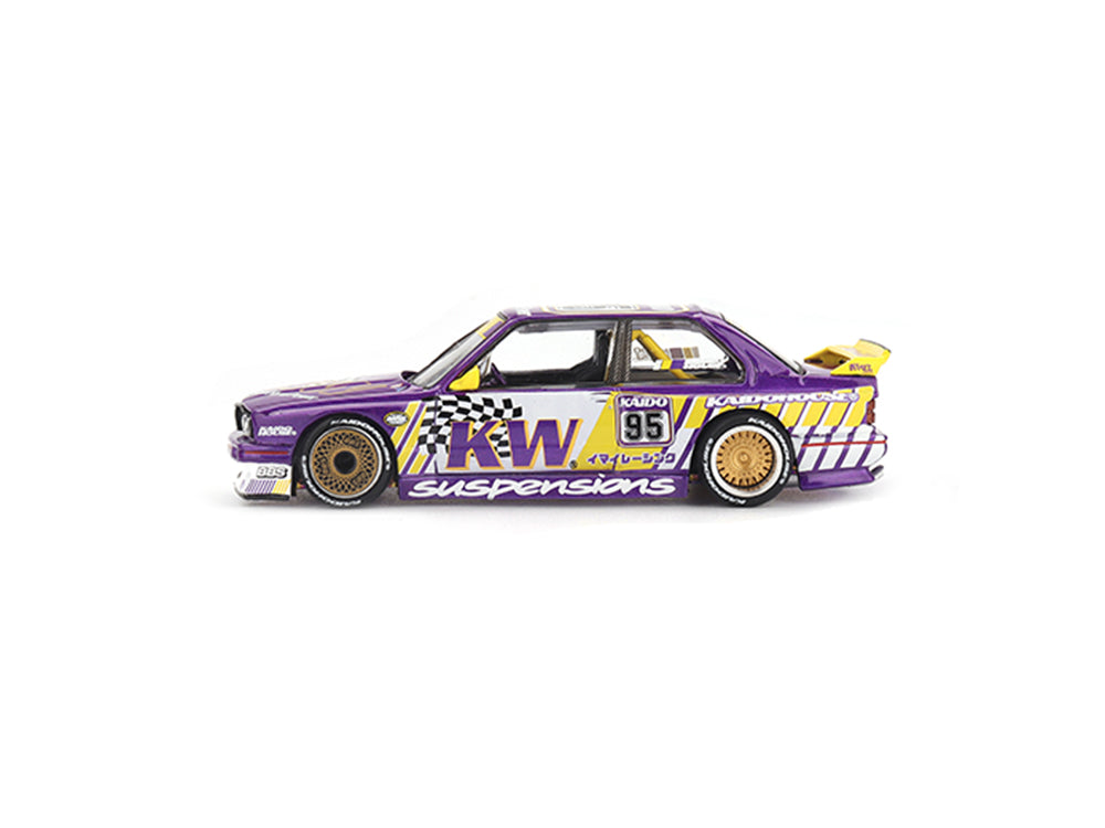 MiniGT x Kaido House BMW M3 E30 Kaido Works KW Suspension V1 - Diecast Toyz Australia