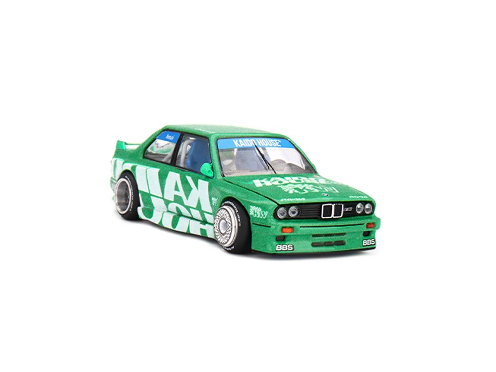 MiniGT x Kaido House BMW M3 E30 Kaido Works V2 Green - Diecast Toyz Australia