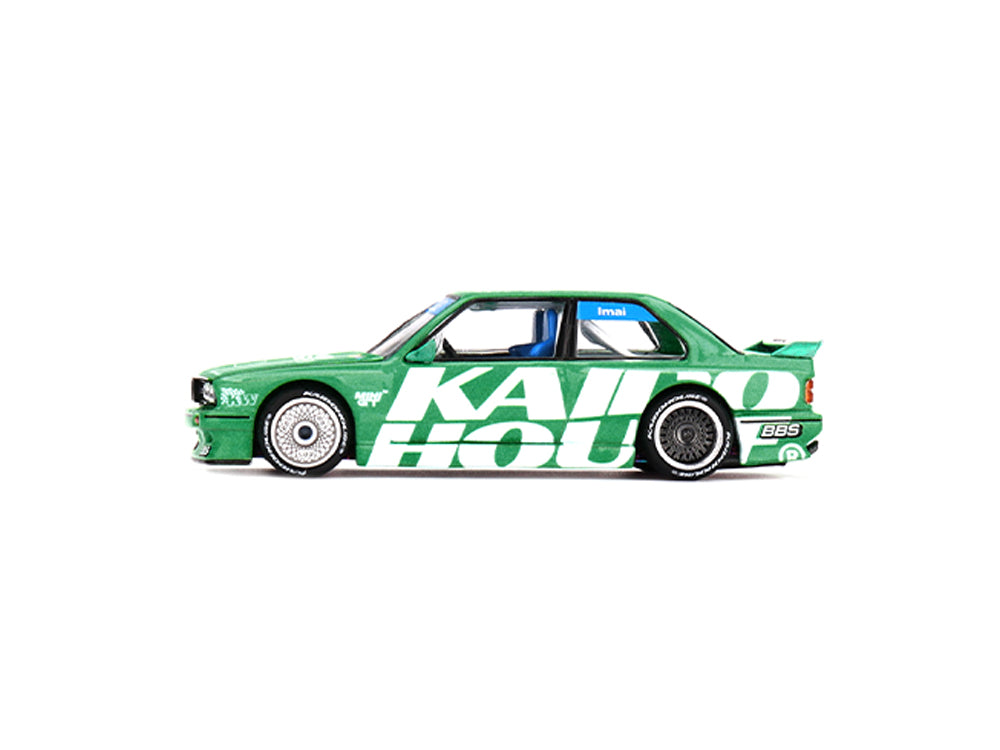 MiniGT x Kaido House BMW M3 E30 Kaido Works V2 Green - Diecast Toyz Australia