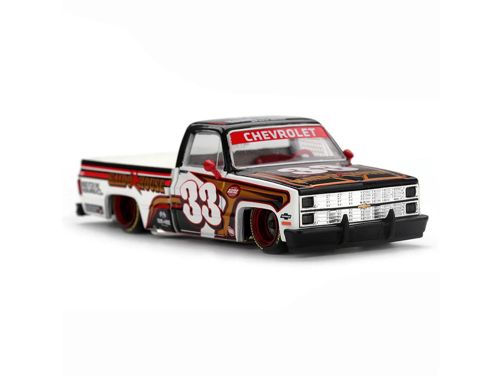 MiniGT x Kaido House 1/64 Chevorlet Silverado KAIDO Intimidator Brown/White