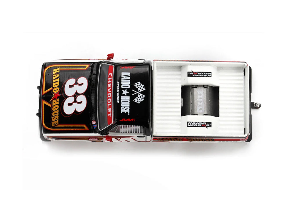 MiniGT x Kaido House 1/64 Chevorlet Silverado KAIDO Intimidator Brown/White