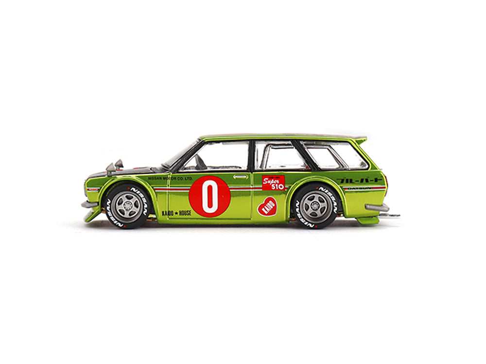MiniGT x Kaido House Datsun 510 Wagon OG Flo Yellow
