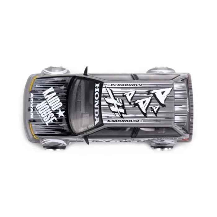 MiniGT x Kaido House 1/64 Honda Civic EF Kaido Manga V1 Silver