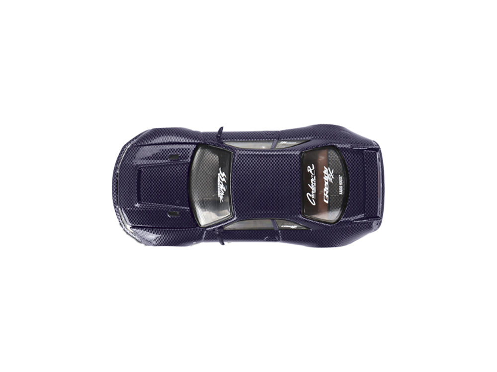 MiniGT x Kaido House 1/64 Nissan Skyline GTR R33 Active Carbon R V2 Purple