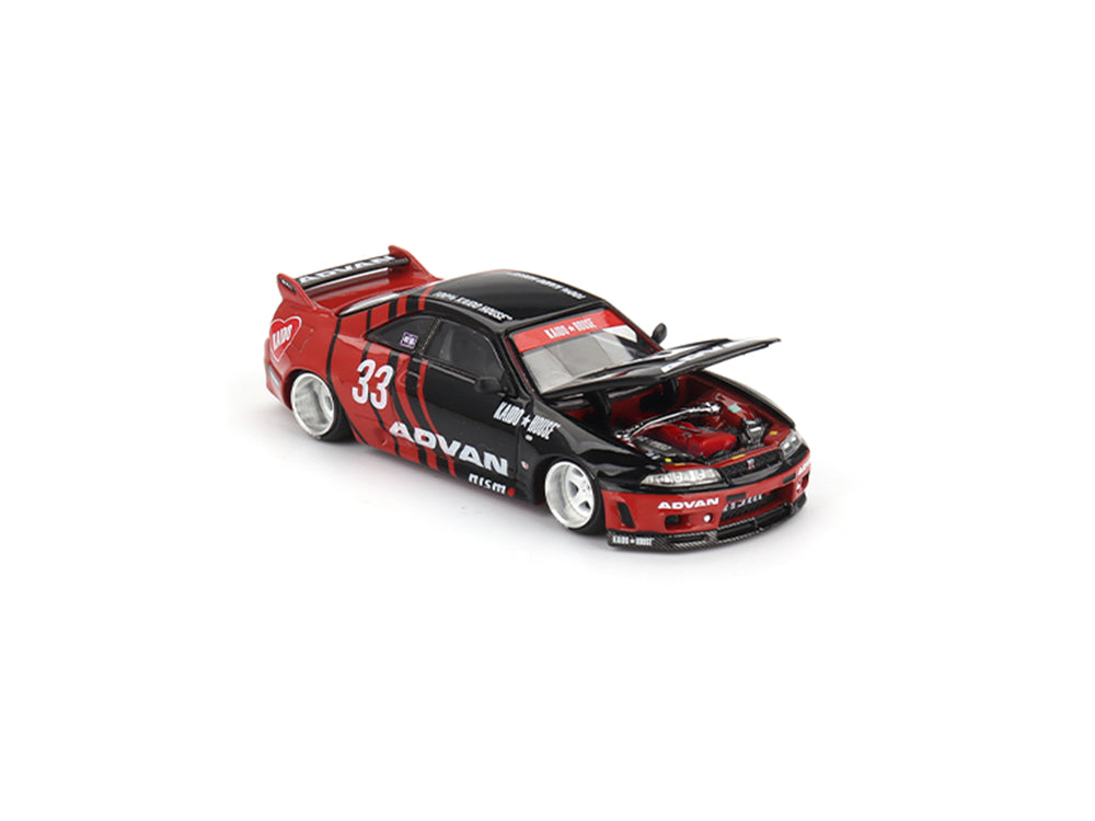 MiniGT x Kaido House 1/64 Nissan Skyline GTR R33 Kaido Works ADVAN Livery