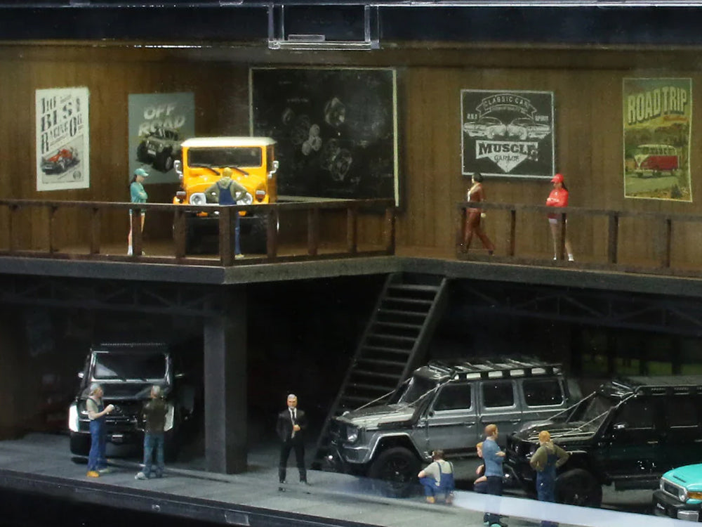 Moreart 1/64 Container Repair Workshop Diorama