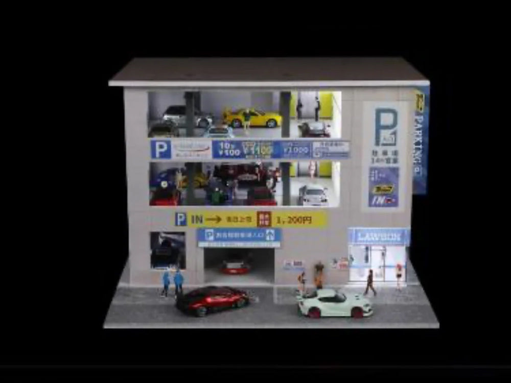 Moreart 1/64 Japanese Parking Garage Diorama
