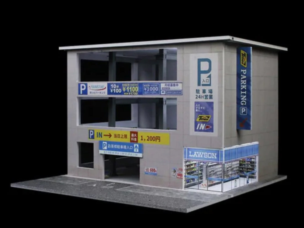 Moreart 1/64 Japanese Parking Garage Diorama