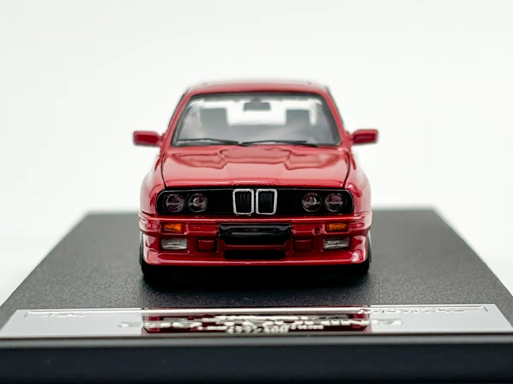 Mortal Model 1/64 BMW E30 Touring Low Rider Edition Red - Diecast Toyz Australia