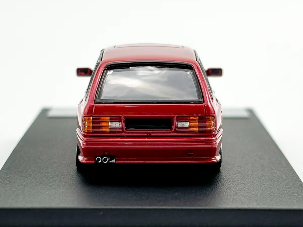 Mortal Model 1/64 BMW E30 Touring Low Rider Edition Red - Diecast Toyz Australia