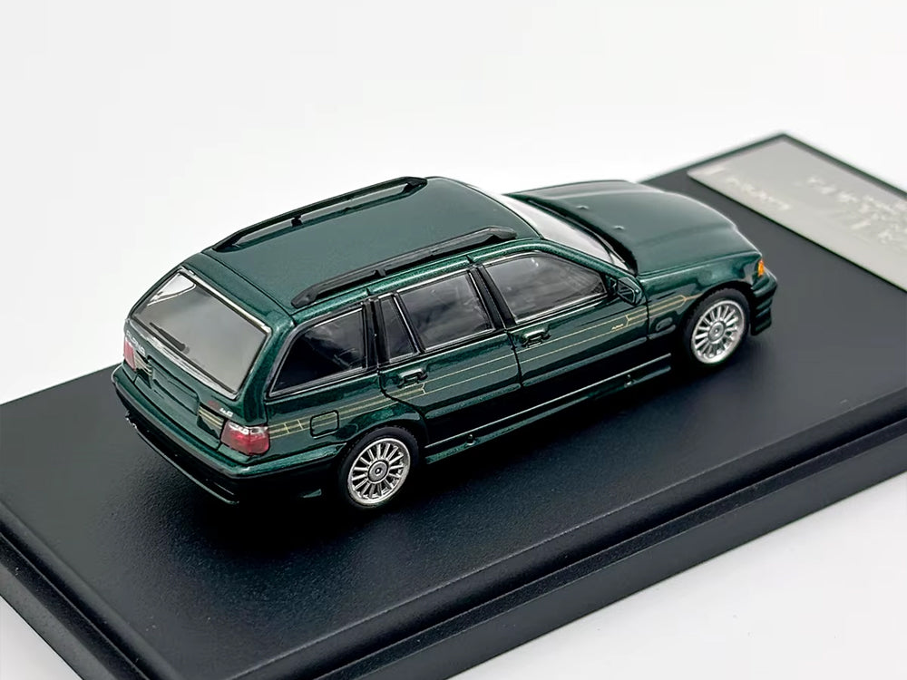 Mortal Model 1/64 BMW E36 Alpina B8 Green - Diecast Toyz Australia