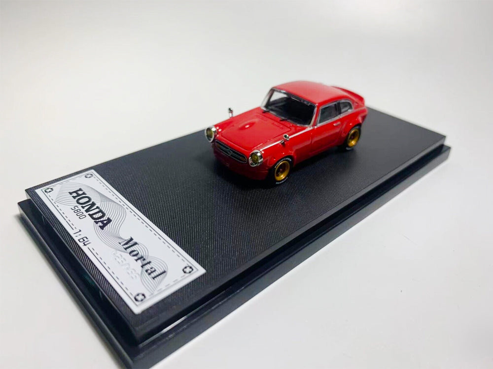 Mortal Model 1/64 Honda S800 Red - Diecast Toyz Australia