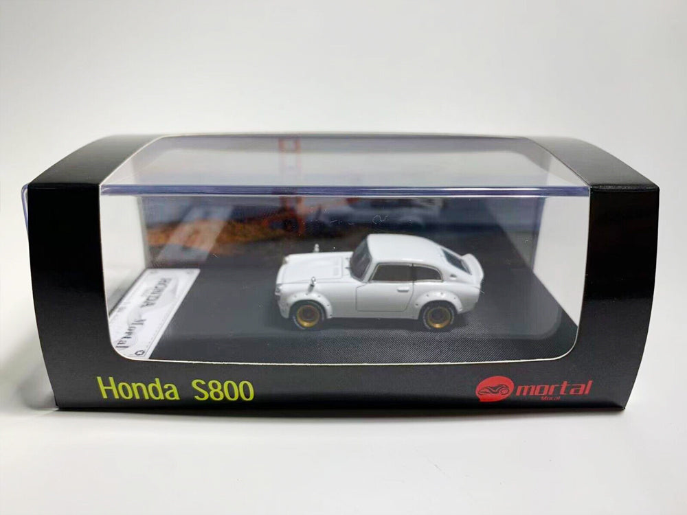 Mortal Model 1/64 Honda S800 White - Diecast Toyz Australia